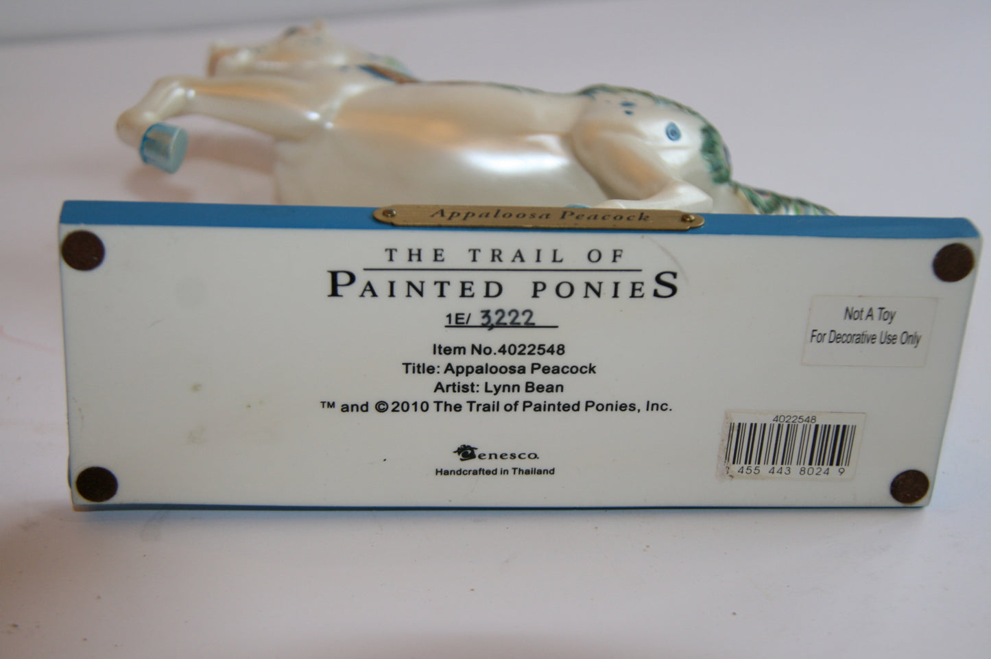 Enesco The Trail of Painted Ponies Appaloosa Peacock Figurine