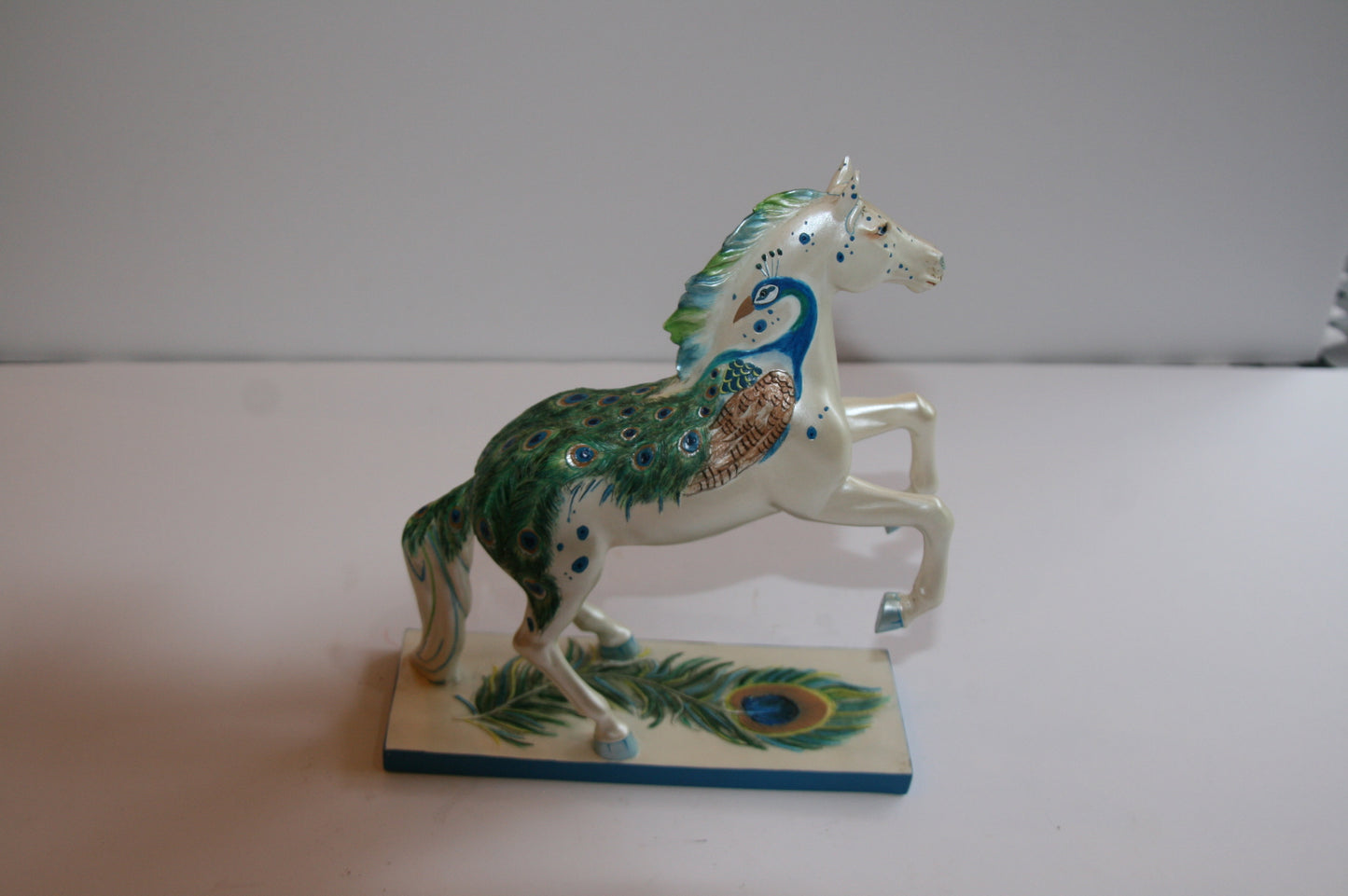 Enesco The Trail of Painted Ponies Appaloosa Peacock Figurine