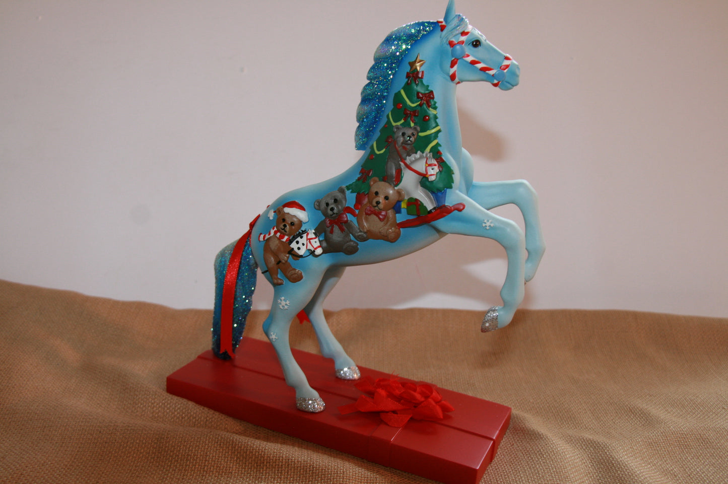 Enesco The Trail of Painted Ponies Beary Merry Christmas Figurine