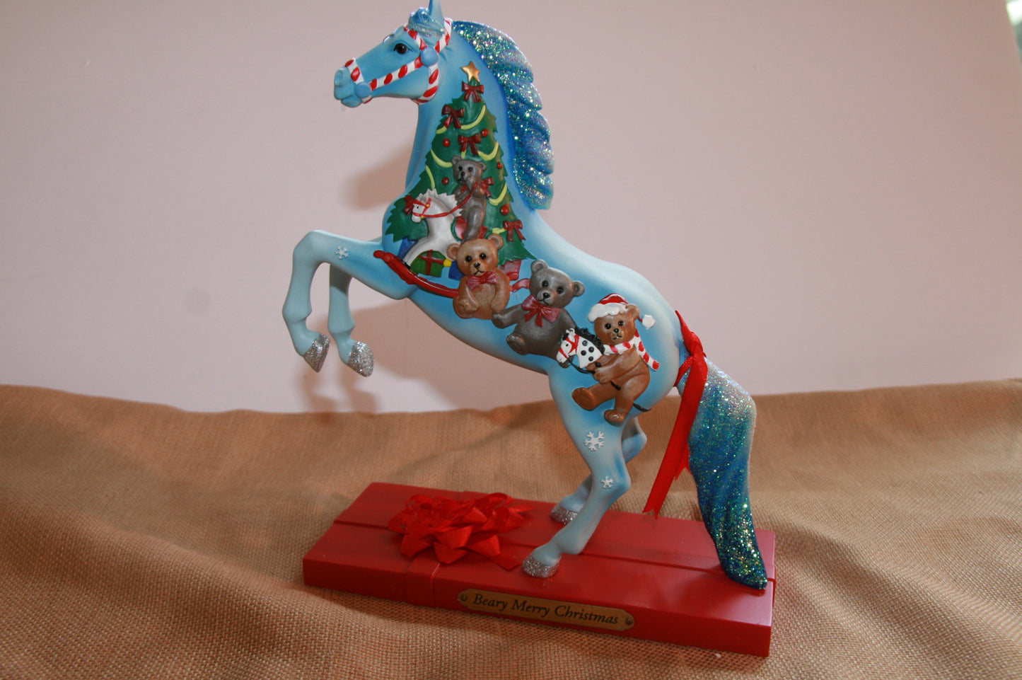 Enesco The Trail of Painted Ponies Beary Merry Christmas Figurine