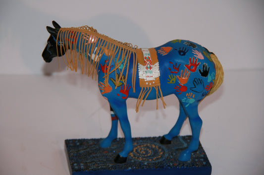 Enesco The Trail of Painted Ponies Blue Medicine Figurine