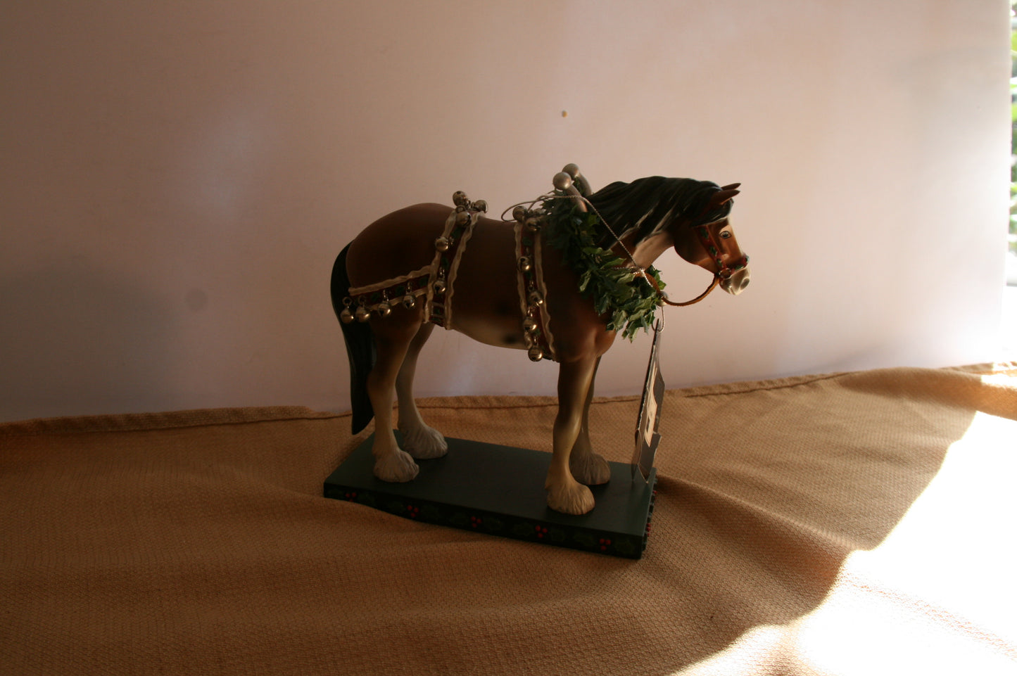 Enesco The Trail of Painted Ponies Christmas Clydesdale  Figurine