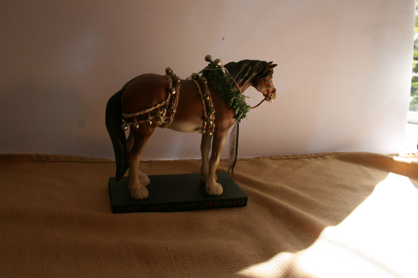 Enesco The Trail of Painted Ponies Christmas Clydesdale  Figurine