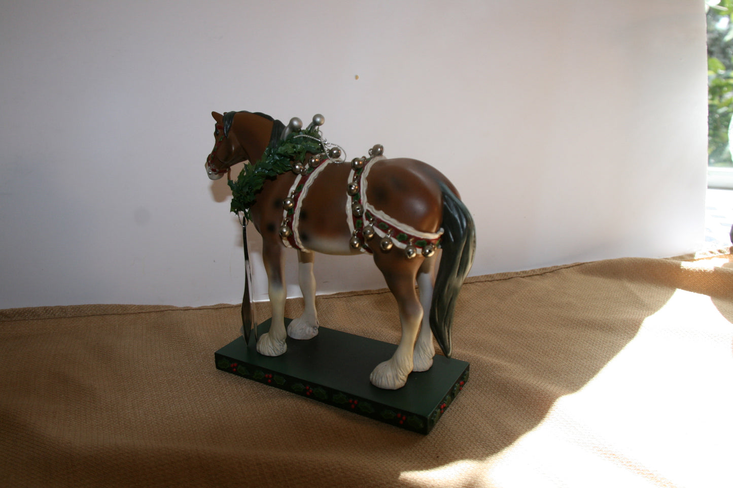 Enesco The Trail of Painted Ponies Christmas Clydesdale  Figurine