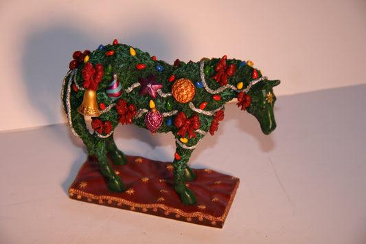 Enesco The Trail of Painted Ponies Deck the Halls Figurine