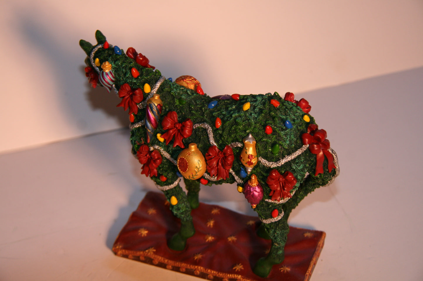 Enesco The Trail of Painted Ponies Deck the Halls Figurine