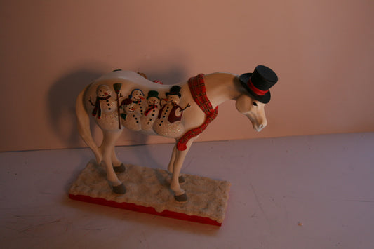 Enesco The Trail of Painted Ponies Frosty Figurine