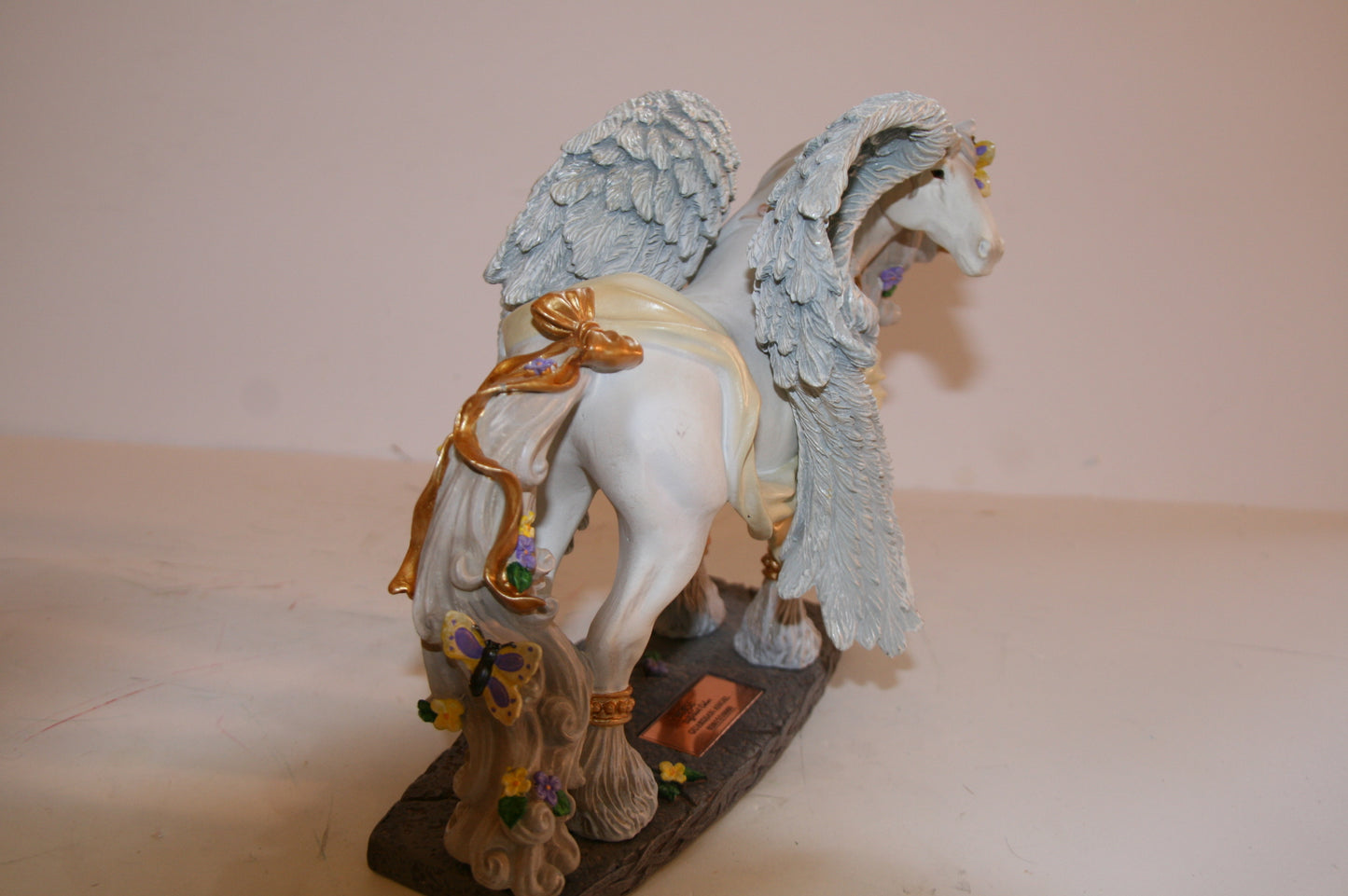 Horse of a Different Color Guardian Angel Figurine