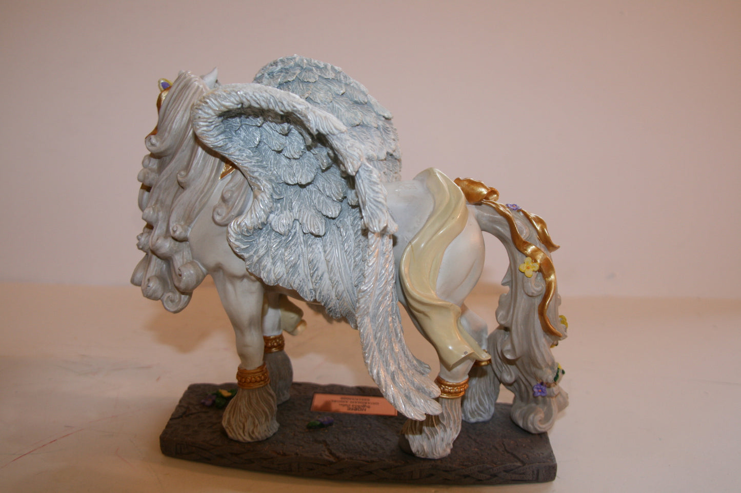 Horse of a Different Color Guardian Angel Figurine