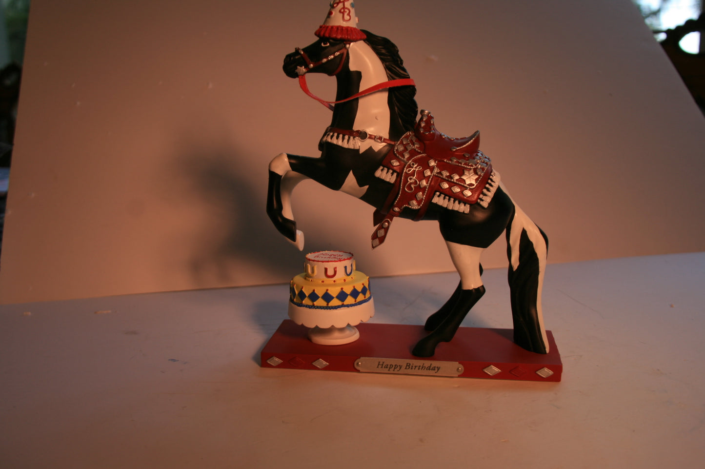 Enesco The Trail of Painted Ponies Happy Birthday Figurine