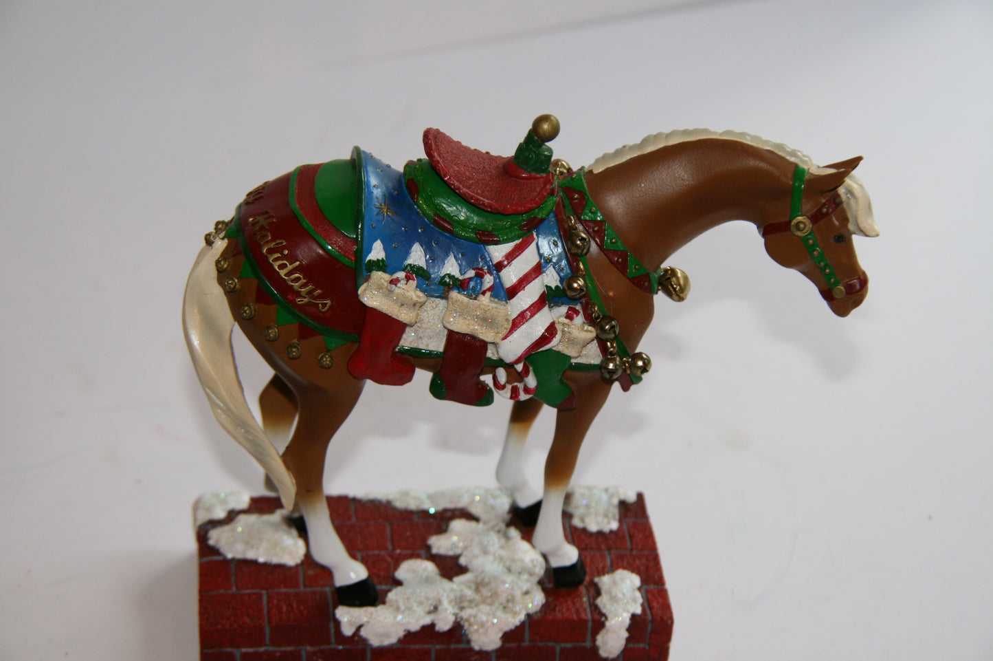 Enesco The Trail of Painted Ponies Happy Holidays Figurine