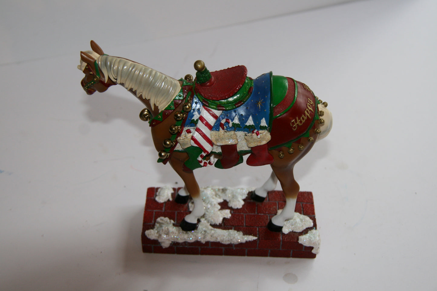 Enesco The Trail of Painted Ponies Happy Holidays Figurine