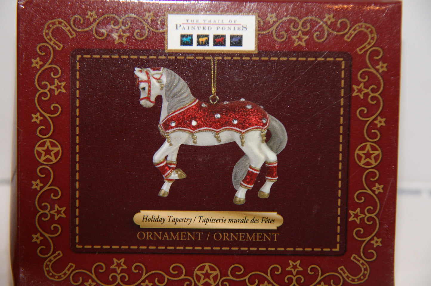 Enesco The Trail of Painted Ponies Holiday Tapestry Ornament