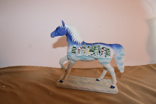 Enesco The Trail of Painted Ponies Let It Snow Figurine