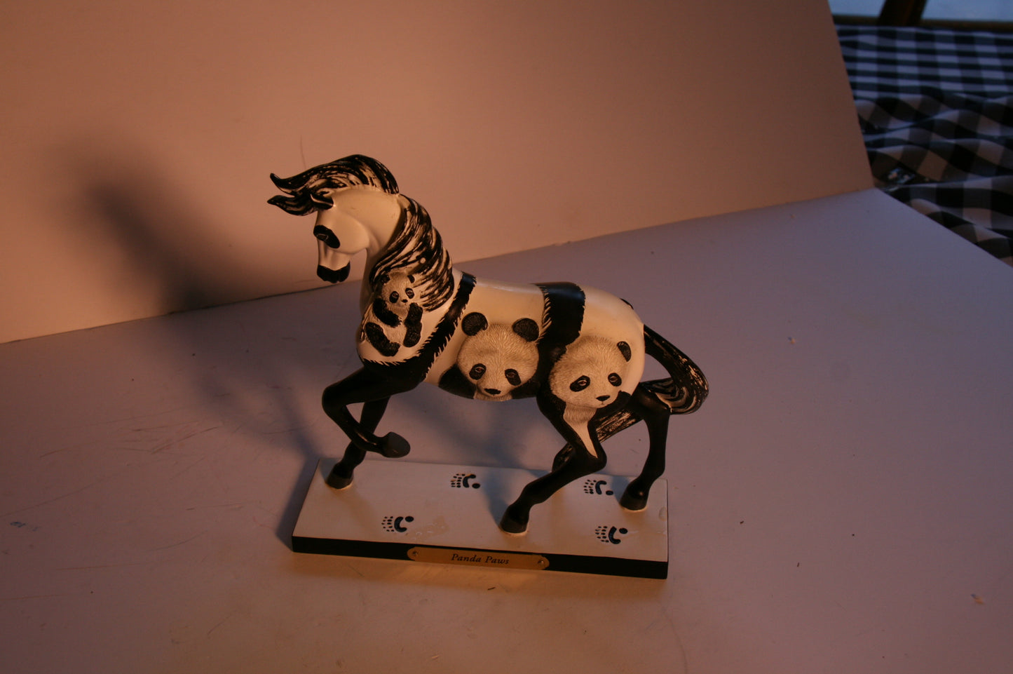 Enesco The Trail of Painted Ponies Panda Paws Figurine