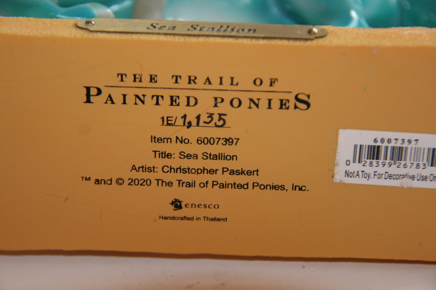 Enesco The Trail of Painted Ponies Sea Stallion Figurine