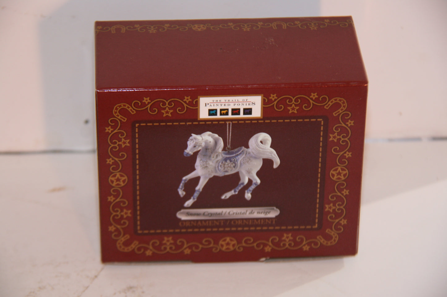 Enesco The Trail of Painted Ponies Snow Crystals Ornament