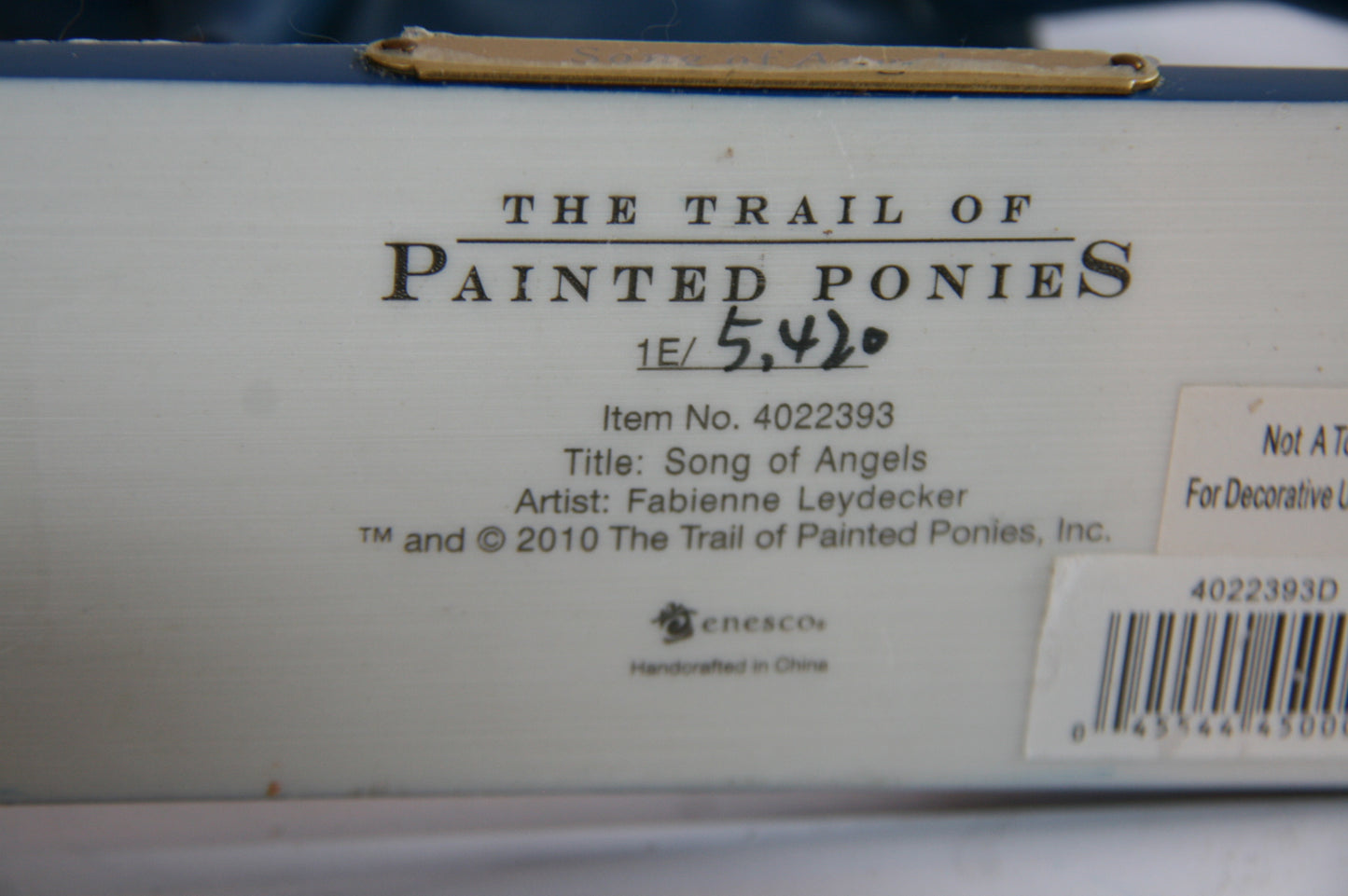 Enesco The Trail of Painted Ponies Song of Angels Figurine