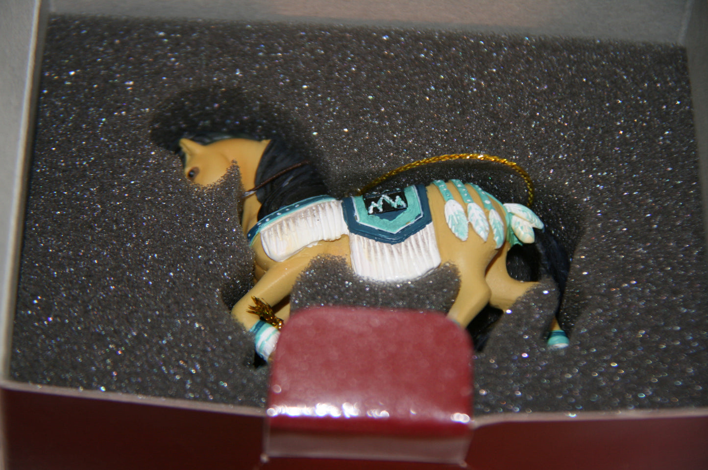 Enesco The Trail of Painted Ponies Turquoise Princess Ornament