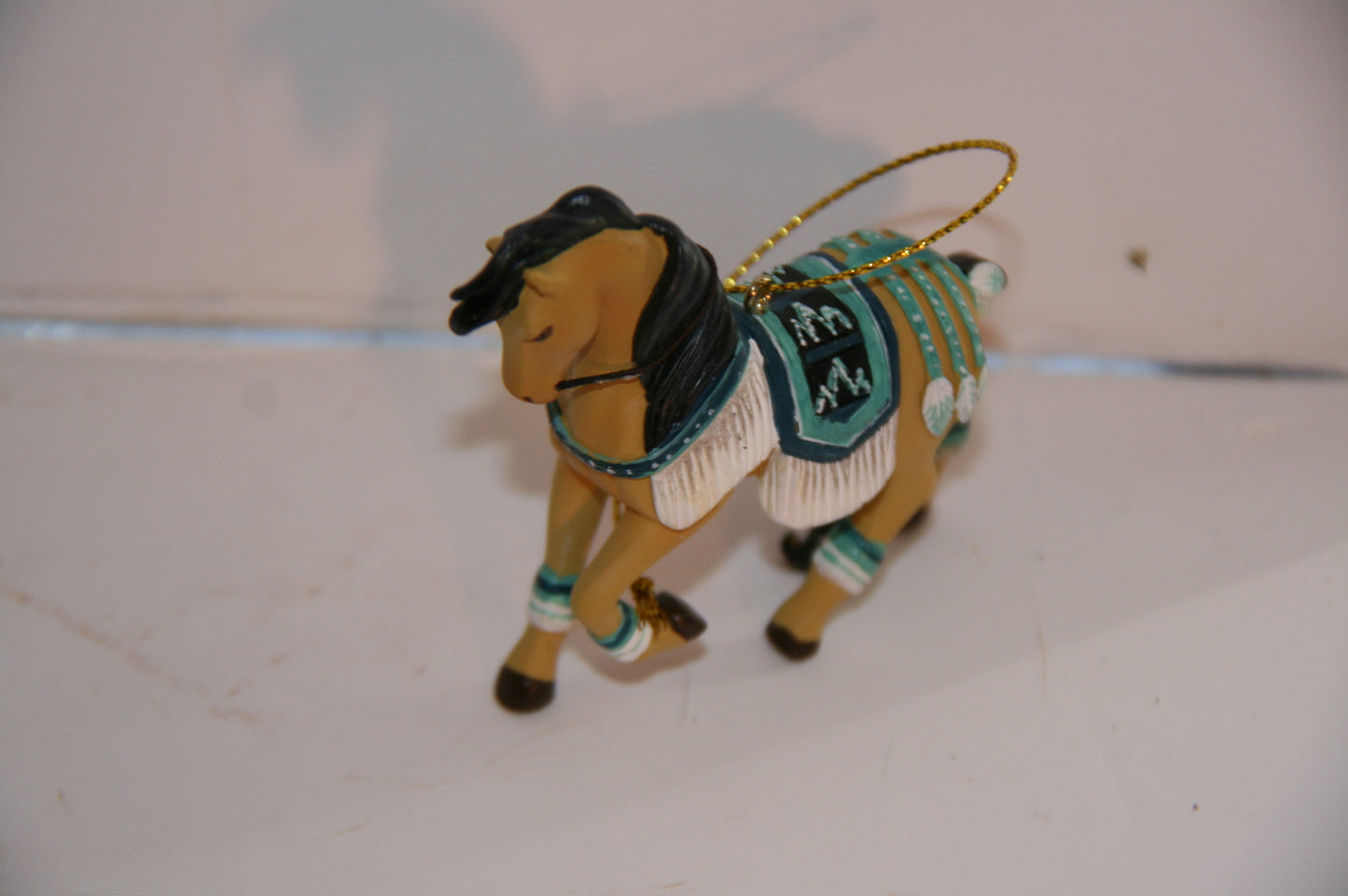 Enesco The Trail of Painted Ponies Turquoise Princess Ornament